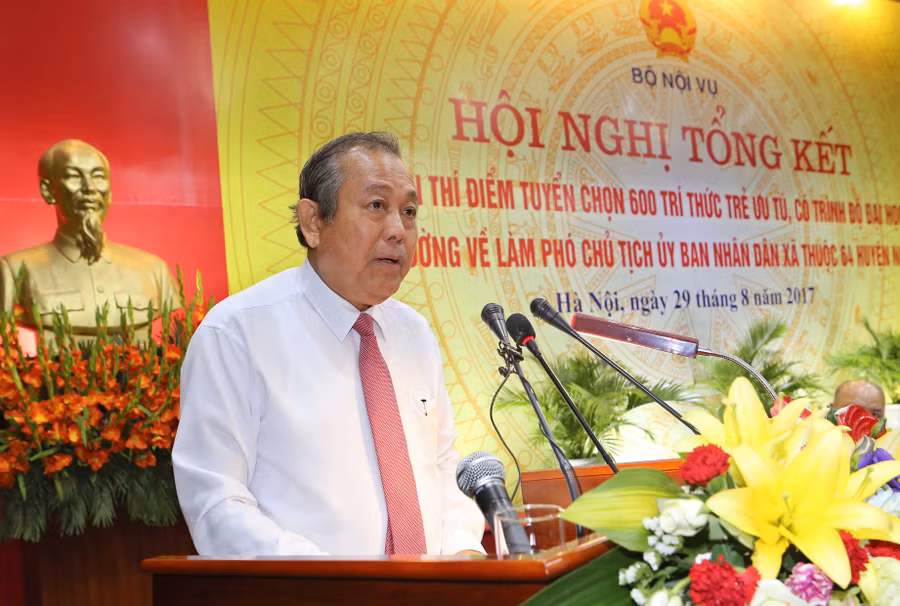 Phó Thủ tướng Thường trực Chính phủ Trương Hòa Bình tại hội nghị