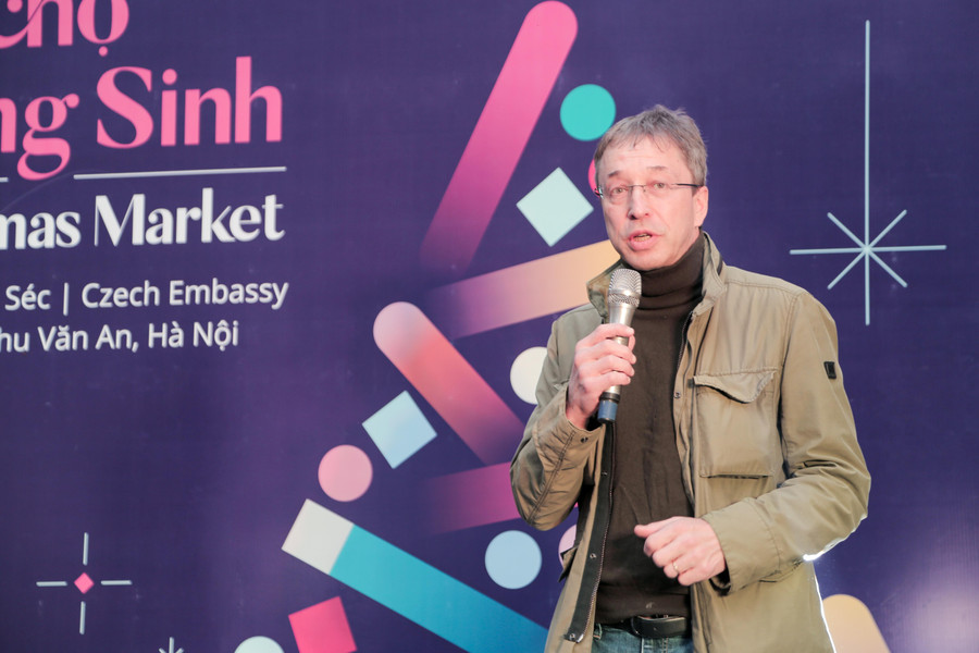 Ông Thomas Wiersing, Phó Trưởng Phái đoàn EU tại Việt Nam phát biểu tại sự kiện. Ông Thomas Wiersing, Phó Trưởng Phái đoàn EU tại Việt Nam phát biểu tại sự kiện.