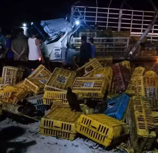 Hiện trường vụ tai nạn