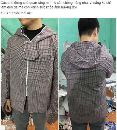 Áo chống nắng dành cho nam giới hút khách - Ảnh 2 Ao chong nang danh cho nam gioi hut khach - Anh 2