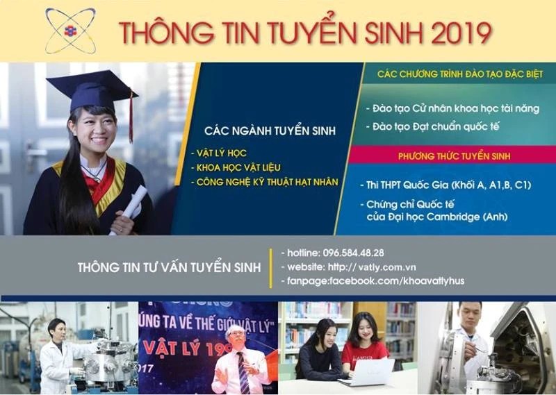 Trường ĐH Khoa học Tự nhiên: 95 học sinh được tuyển thẳng