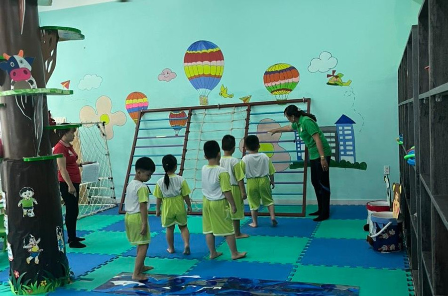 Thực tế triển khai hoạt động theo chuẩn phát triển trẻ em 5 tuổi tại cơ sở GDMN.