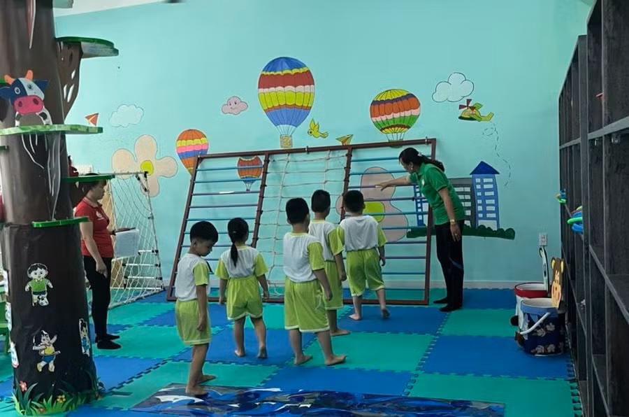 Thực tế triển khai hoạt động theo chuẩn phát triển trẻ em 5 tuổi tại cơ sở GDMN.