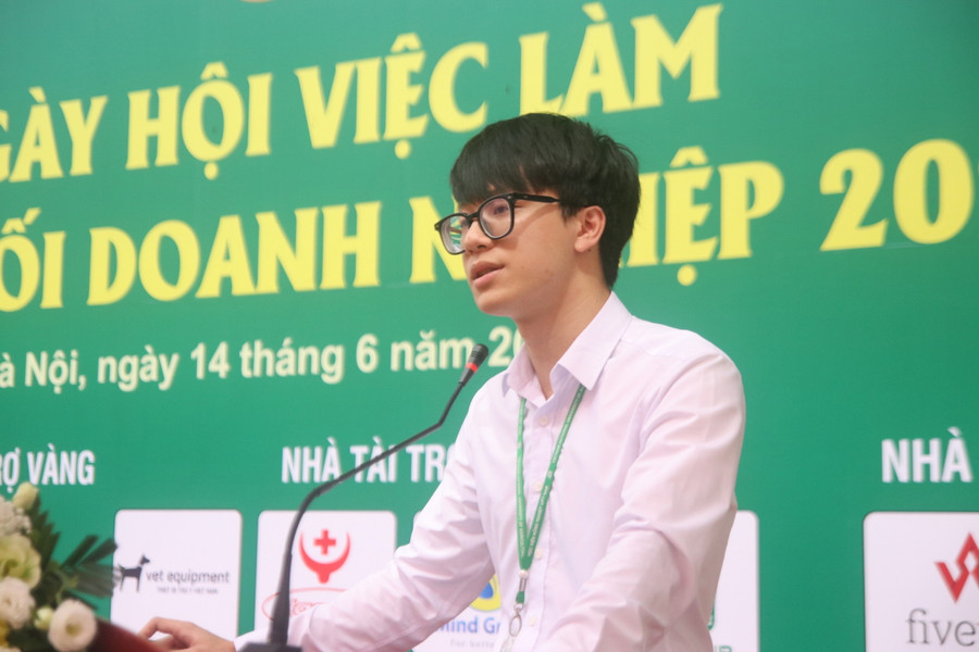 Sinh viên Trần Đức Minh.