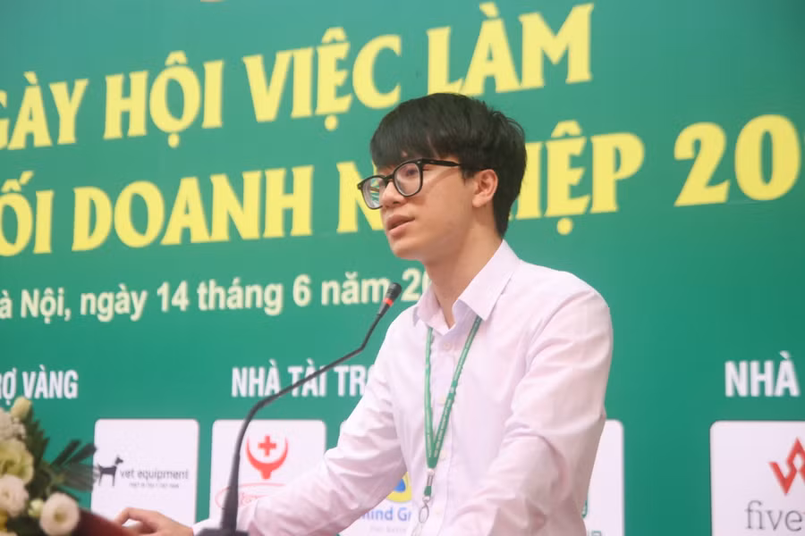 Sinh viên Trần Đức Minh.