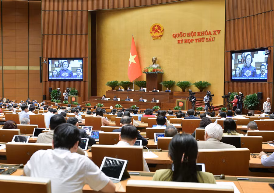 Toàn cảnh phiên chất vấn sáng 7/11.