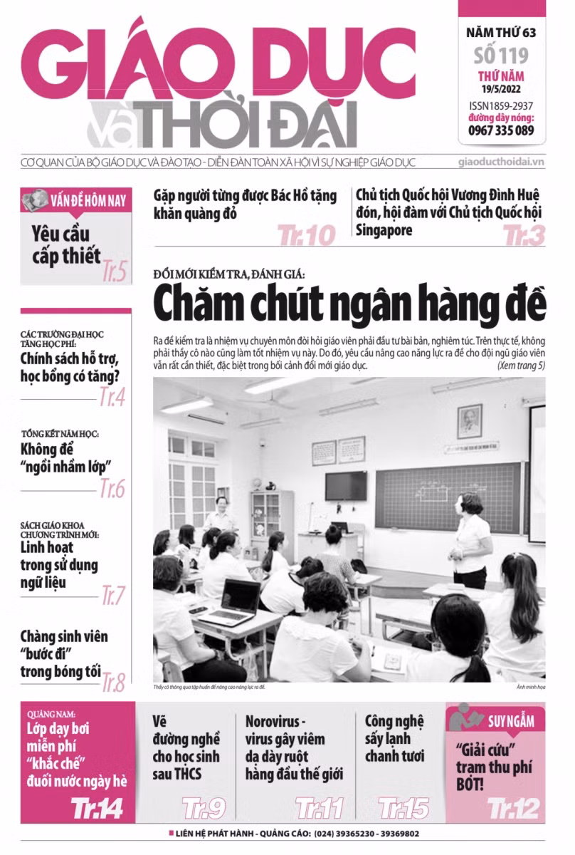 Tin tức báo in số 119, ra ngày hôm nay 19/5/2022