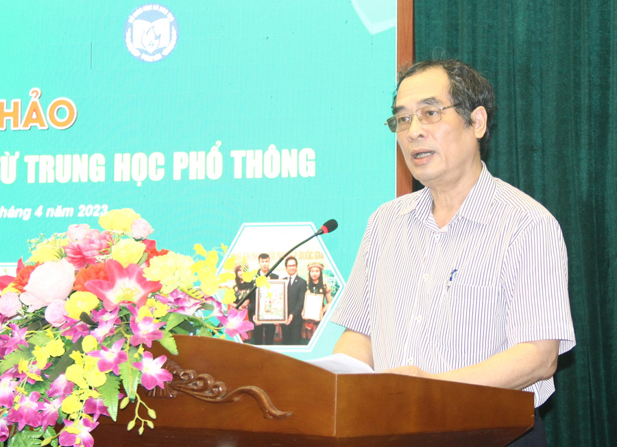 Ông Đỗ Tiến Hùng – Phó Giám đốc Sở GD&amp;ĐT Hưng Yên cho rằng, học sinh cần chủ động tìm hiểu về khởi nghiệp, lập nghiệp.