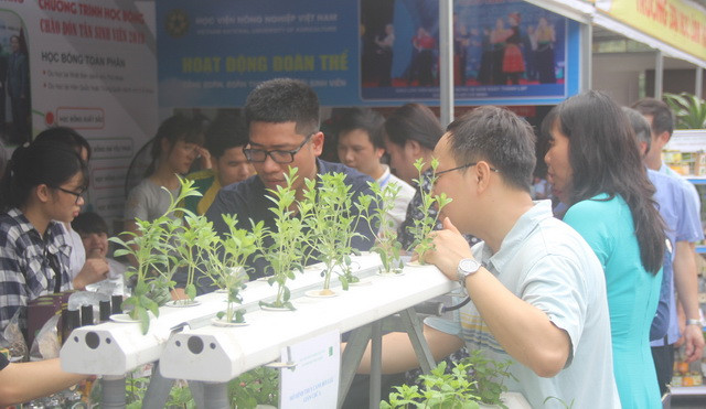 Ngày hội việc làm thu hút đông đảo các tân cử nhân, sinh viên tham gia Ngày hội việc làm thu hút đông đảo các tân cử nhân, sinh viên tham gia