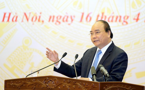 Thủ tướng Nguyễn Xuân Phúc phát biểu tại hội nghị