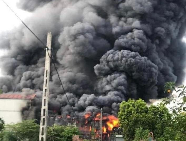 Hiện trường vụ hỏa hoạn.