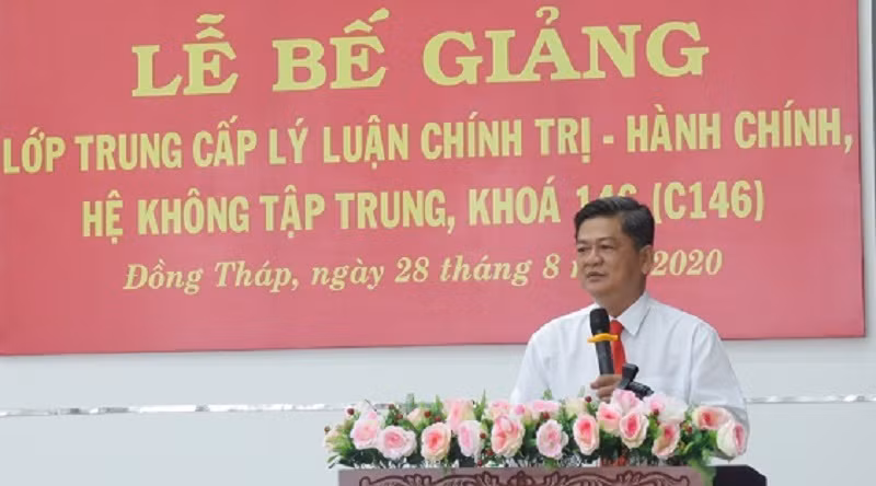 Phó Trưởng ban Tuyên giáo Tỉnh ủy Đồng Tháp Nguyễn Văn Định.