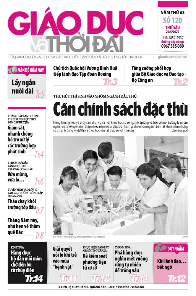 Tin tức báo in số 120, ra ngày hôm nay 20/5/2022