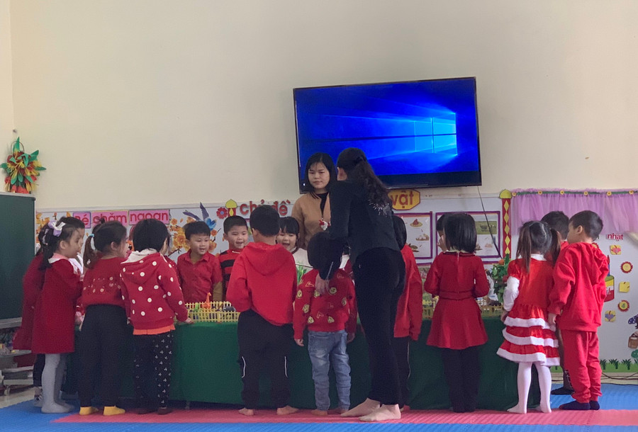 Trẻ thường xuyên được tham gia trải nghiệm vào hoạt động của trường, lớp. Trẻ thường xuyên được tham gia trải nghiệm vào hoạt động của trường, lớp.