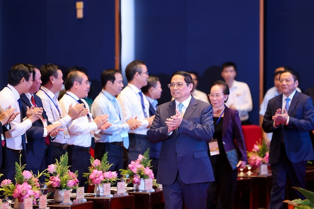 Thủ tướng Phạm Minh Chính dự Hội nghị Tuyên dương gương điển hình tiên tiến trong lĩnh vực văn hoá toàn quốc năm 2023 - Ảnh: VGP/Nhật Bắc Thủ tướng Phạm Minh Chính dự Hội nghị Tuyên dương gương điển hình tiên tiến trong lĩnh vực văn hoá toàn quốc năm 2023 - Ảnh: VGP/Nhật Bắc