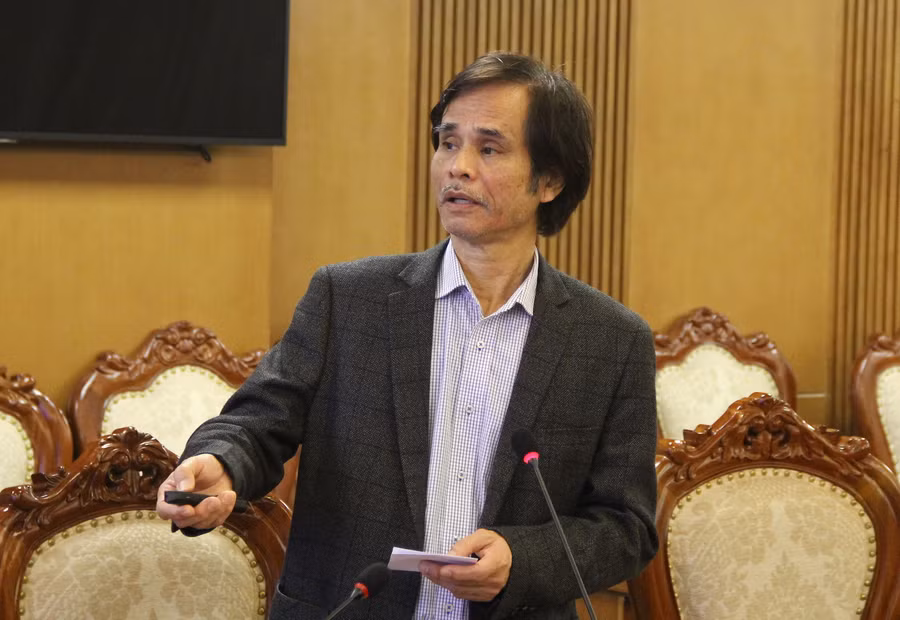 GS.TS Doãn Minh Khôi báo cáo tóm tắt kết quả thực hiện đề tài