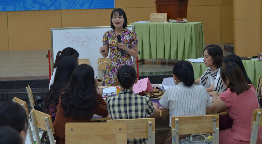 Các báo cáo viên luôn nhiệt tình, &quot;truyền lửa&quot; nhiệt huyết, yêu nghề cho học viên.