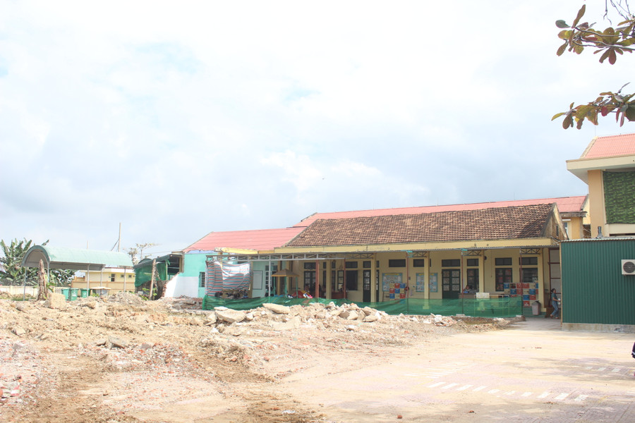 Trường học nằm trong phạm vi dự án cao tốc Bắc - Nam.