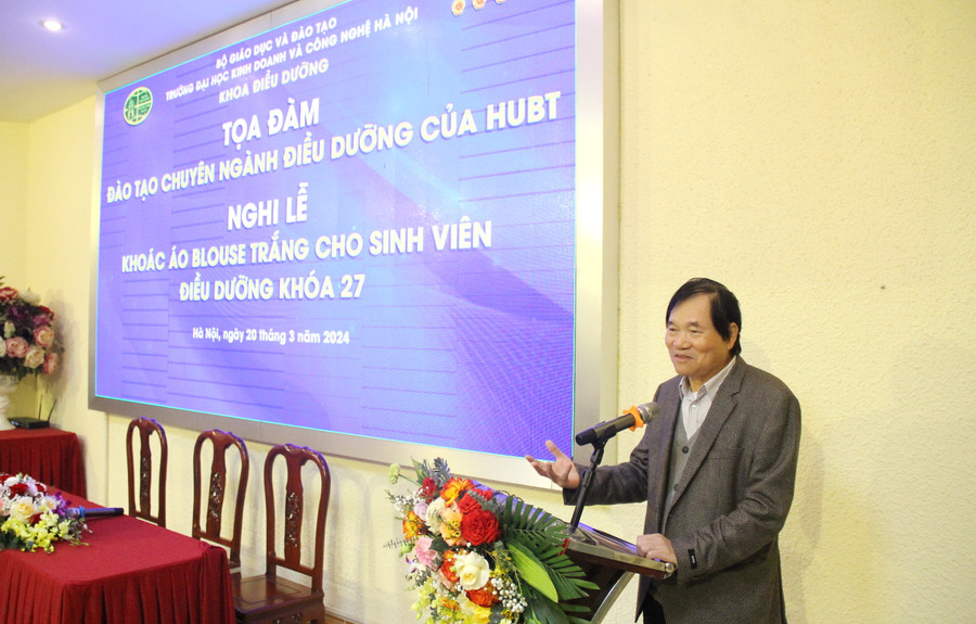 PGS.TS Phạm Dương Châu phát biểu tại buổi lễ. PGS.TS Phạm Dương Châu phát biểu tại buổi lễ.