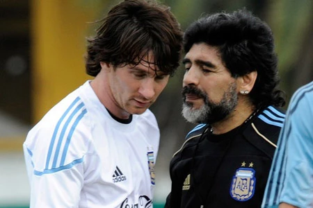 HLV Diego Maradona: Lionel Messi tốt hơn tôi tại World Cup "86