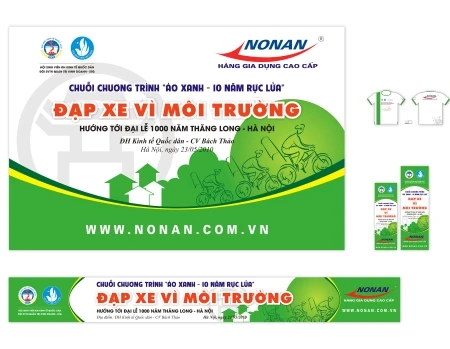 Sinh viên ĐH Kinh tế Quốc dân đạp xe vì môi trường