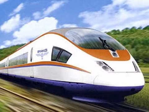 Khi hoàn thành, đường sắt cao tốc sẽ nối hai đầu đất nước.