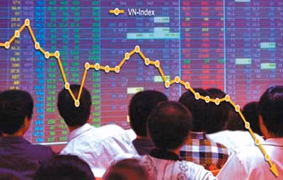 Thị trường đã giảm mạnh trong phiên giao dịch sáng nay. Ảnh: Internet