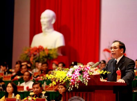 Tổng Bí thư Nông Đức Mạnh phát biểu chỉ đạo Đại hội Tổng Bí thư Nông Đức Mạnh phát biểu chỉ đạo Đại hội