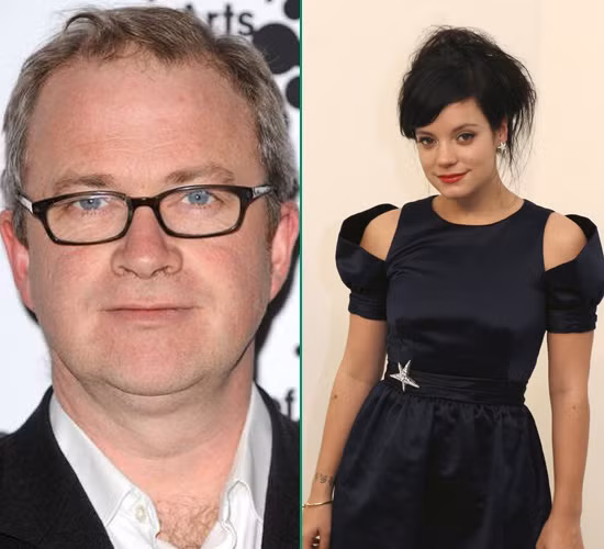 Harry Enfield (L) and Lily Allen (Xinhua/Reuters File Photo) Their surprising connection: Lily Allen’s former stepfather is the comedian Harry Enfield.