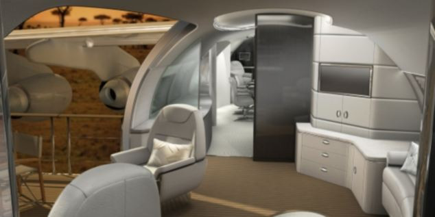 Máy bay dùng để tham quan vùng nguy hiểm ảnh 3 Further into the aircraft, a dining area and sleeping quarters can be found. Marble flooring and state-of-the-art entertainment systems can also be included Read more: http://www.dailymail.co.uk/sciencetech/article-1278627/Creature-comfort-British-safari-jet-transforms-plush-viewing-platform.html#ixzz0o3DzHZSZ