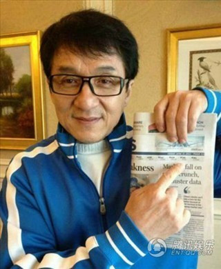 Thành Long và bài báo về tin đồn ông qua đời