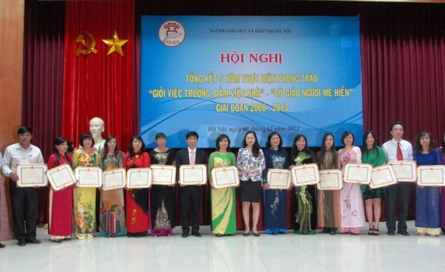 Hà Nội vinh danh nữ nhà giáo &quot;Giỏi việc trường - Đảm việc nhà&quot;