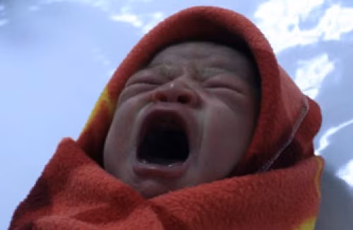 Tiếng khóc đầu đời của bé Nguyễn Thị Thùy Dung