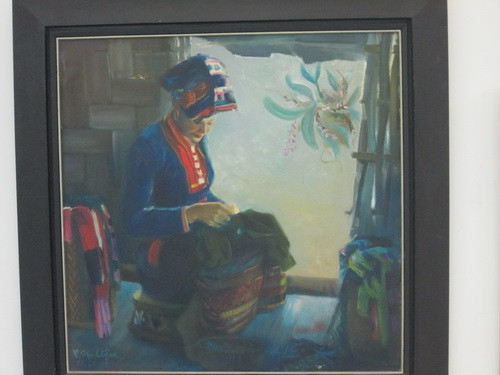 Đợi chờ - Tác phẩm của Họa sỹ Phạm Ngọc Liệu