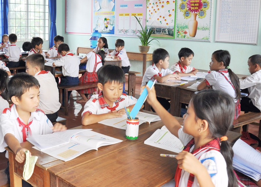Mô hình và học sinh đều chủ động trong từng tiết học Mô hình và học sinh đều chủ động trong từng tiết học