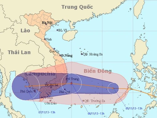 Hai cơn bão nối tiếp nhau tiến vào Biển Đông