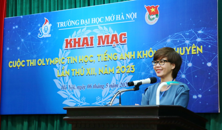 TS Nguyễn Minh Phương phát biểu khai mạc.