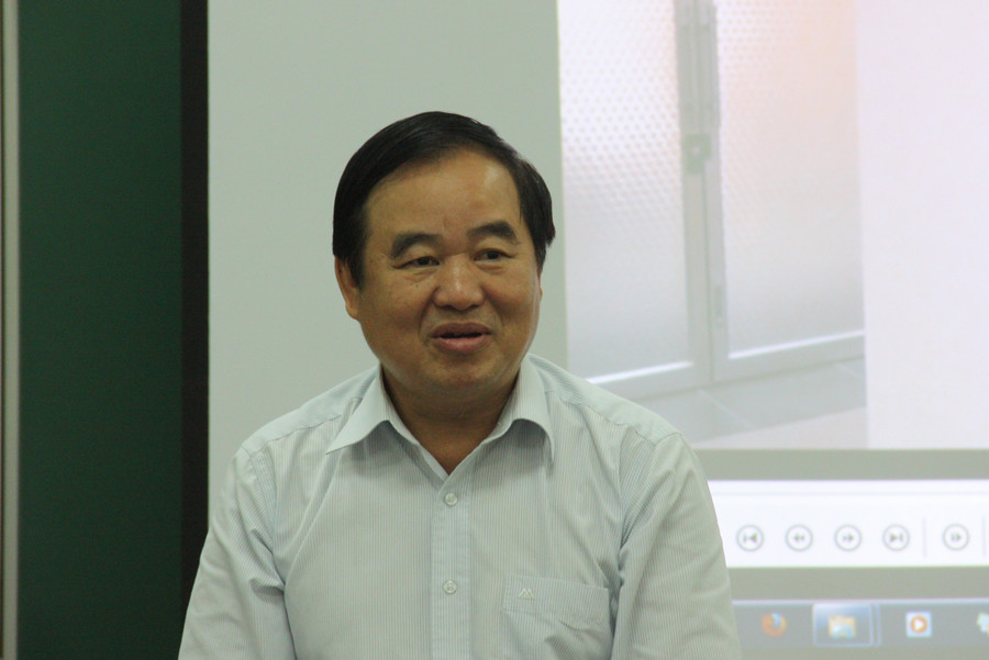 Thứ trưởng Bộ GD&ĐT Trần Quang Quý phát biểu tại buổi lễ. Ảnh: gdtd.vn