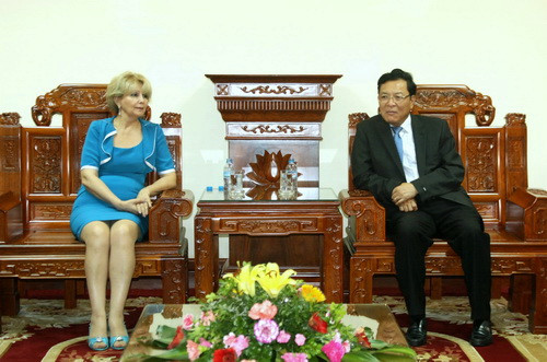 Bộ trưởng Phạm Vũ Luận tiếp Đại sứ Raisa Vardanyan