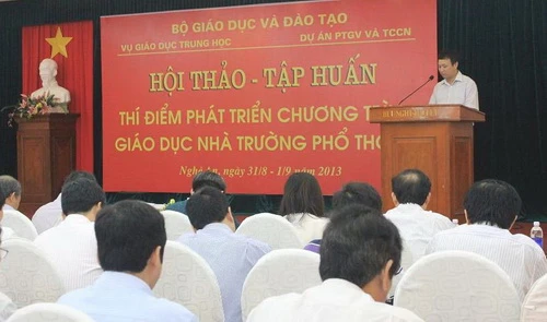 Đào sâu hơn những thành tố chính trong chương trình giáo dục phổ thông
