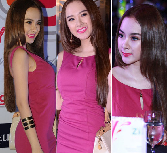 Angela Phương Trinh tươi trẻ với tóc thẳng Angela Phương Trinh tươi trẻ với tóc thẳng