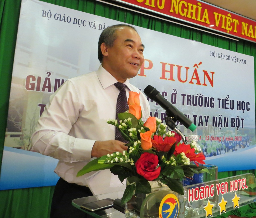 Thứ trưởng Nguyễn Vinh Hiển phát biểu chỉ đạo tại chương trình tập huấn