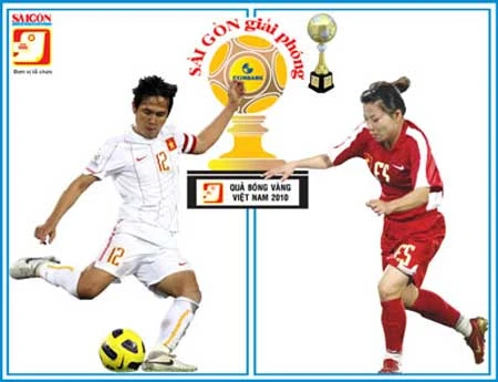 Minh Phương, Kim Hồng đoạt Quả bóng Vàng VN năm 2010