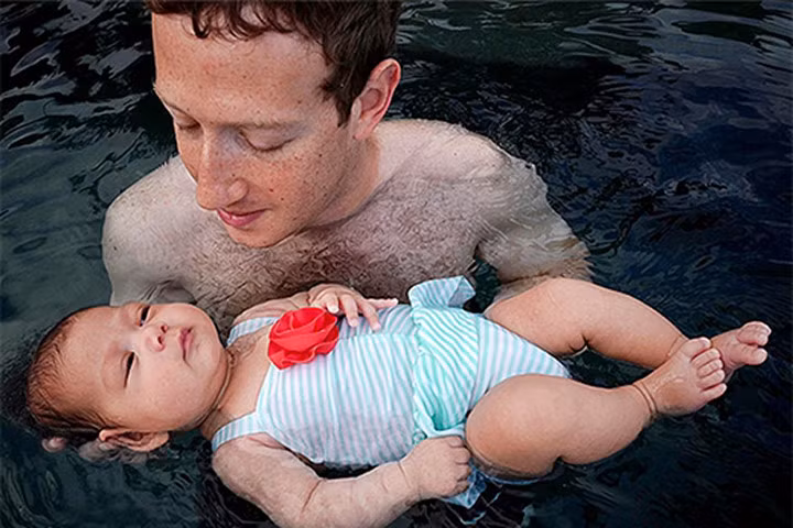 Cho con học bơi từ 2 tháng tuổi như ông chủ Facebook mang lại những lợi ích gì?