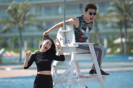 MC Mu Tat lam clip ke chuyen tinh yeu voi Tran Anh Huy - Anh 3