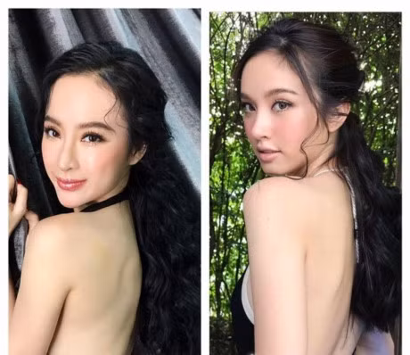 Angela Phuong Trinh do nhan sac voi nu hoang chuyen gioi Nong Poy - Anh 1