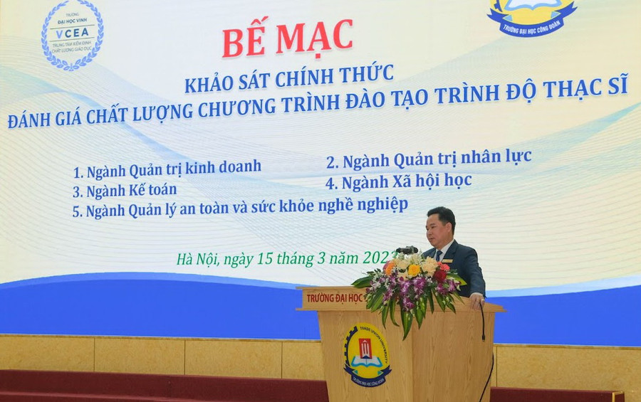 PGS.TS Lê Mạnh Hùng phát biểu tại chương trình. PGS.TS Lê Mạnh Hùng phát biểu tại chương trình.