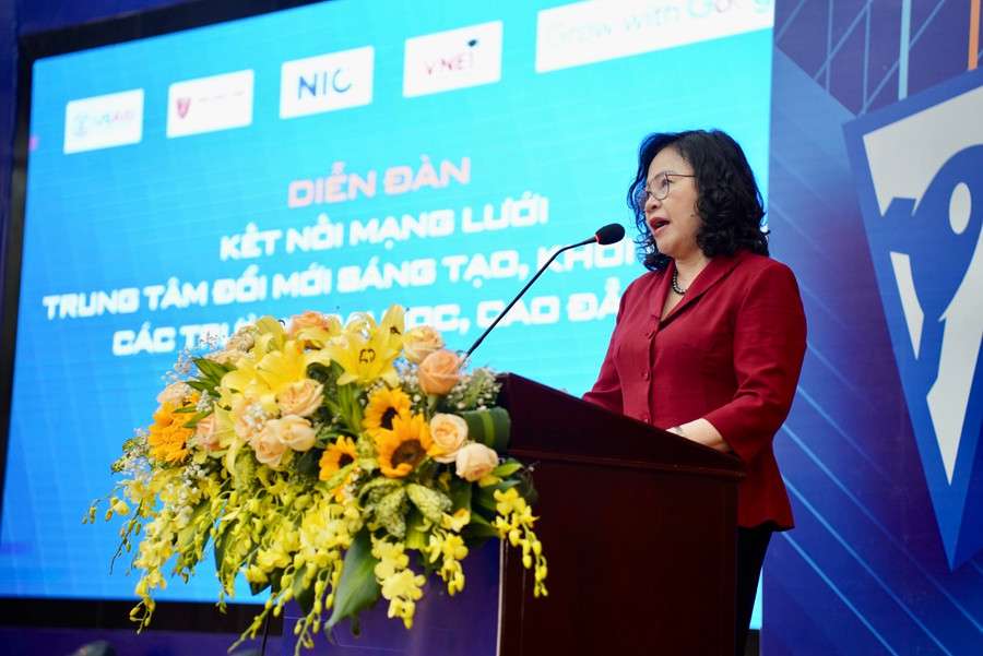 Thứ trưởng Ngô Thị Minh phát biểu tại diễn đàn. Thứ trưởng Ngô Thị Minh phát biểu tại diễn đàn.