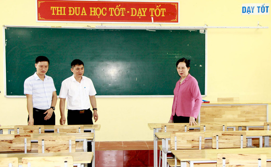 Các điểm thi đã cơ bản chuẩn bị đầy đủ, đúng quy định về cơ sở vật chất.