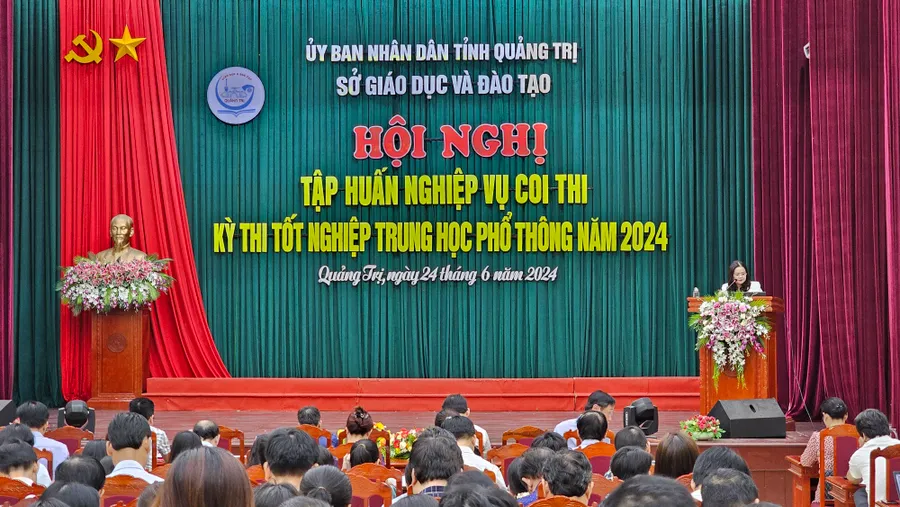 Phó trưởng Ban chỉ đạo Kỳ thi tốt nghiệp THPT lưu ý một số nhiệm vụ về công tác tổ chức Kỳ thi tốt nghiệp THPT năm 2024.
